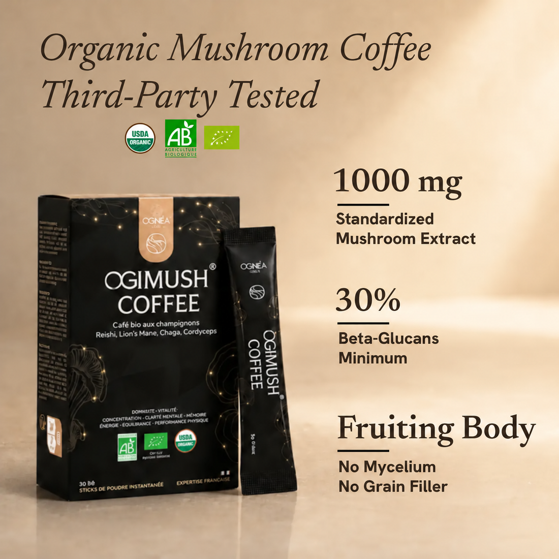 OGIMUSH® - Organic Mushroom Coffee