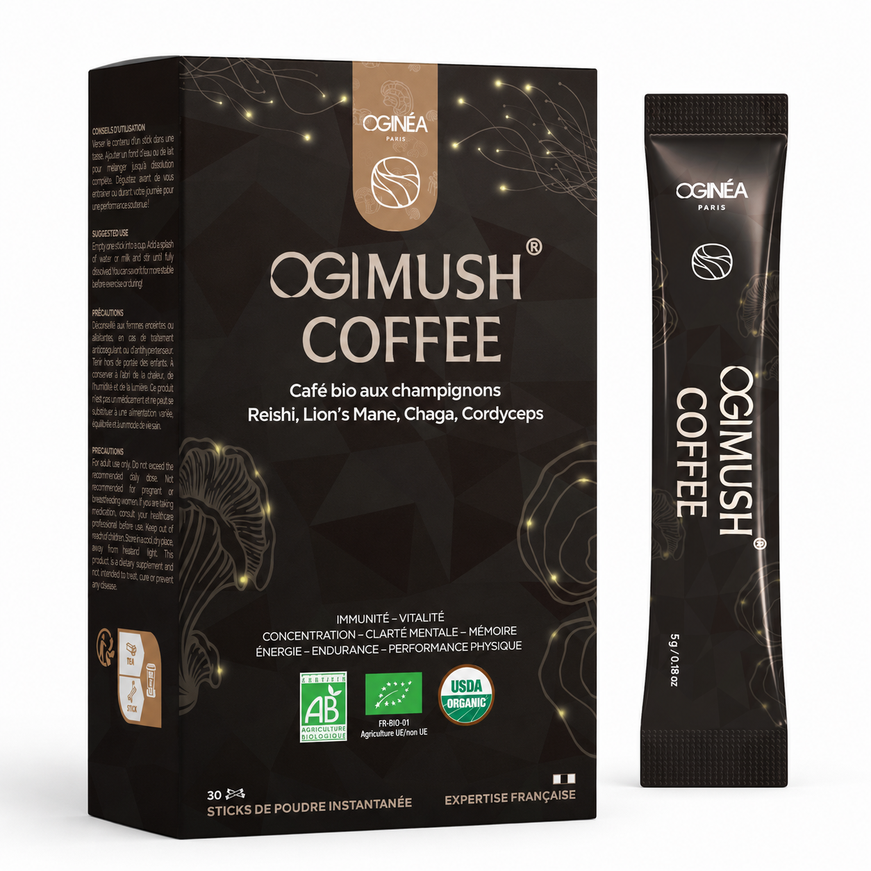 OGIMUSH Mushroom Coffee & Mushroom Matcha
