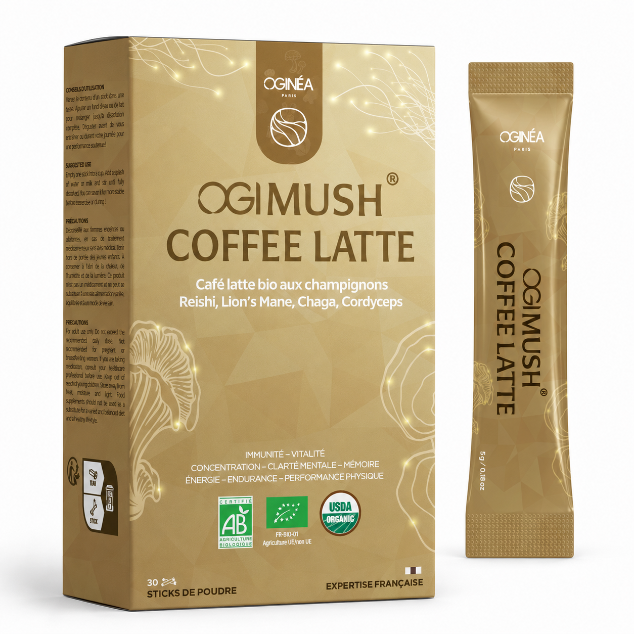 OGIMUSH Mushroom Coffee & Mushroom Matcha