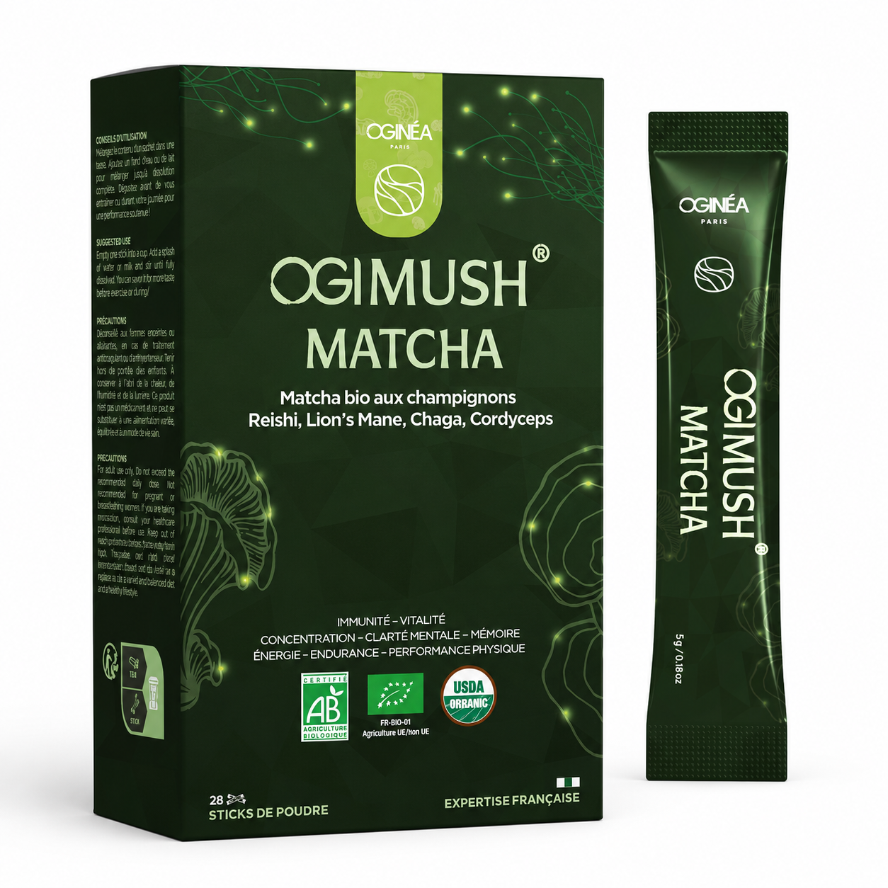 OGIMUSH Mushroom Coffee & Mushroom Matcha