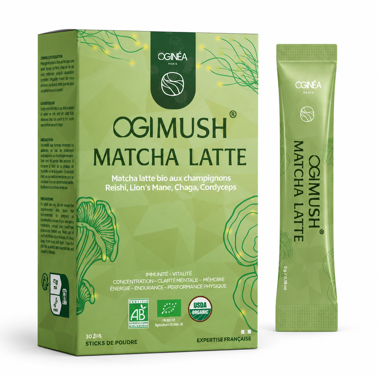 OGIMUSH Mushroom Coffee & Mushroom Matcha