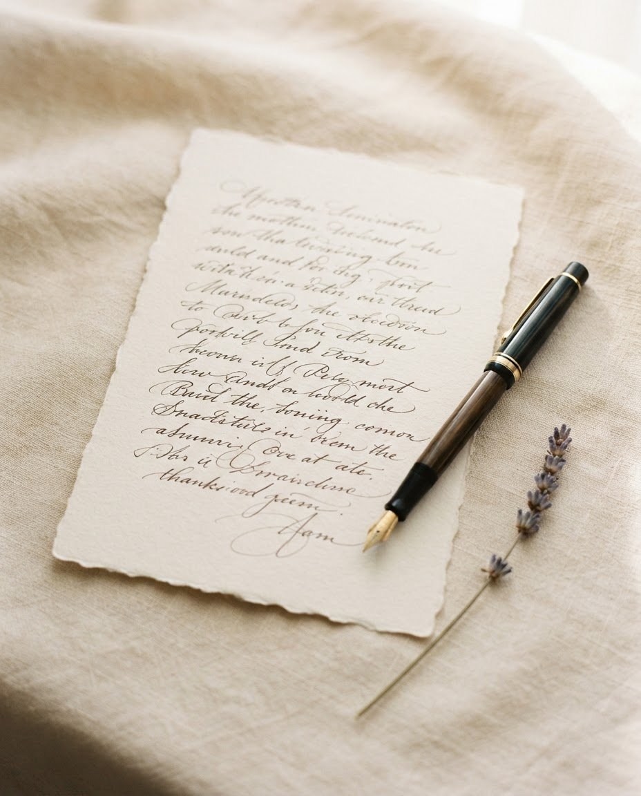 A handwritten note from the OGINÉA team